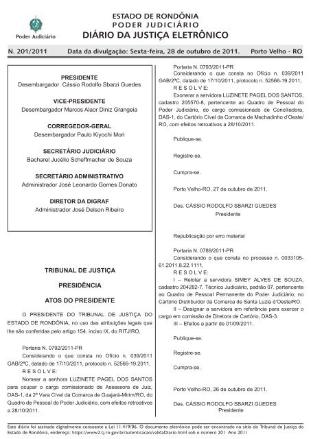 Arquivos Terezinha Guarnieri - Diário de Justiça