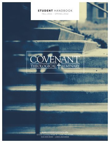 Download the Student Handbook - Covenant Theological Seminary