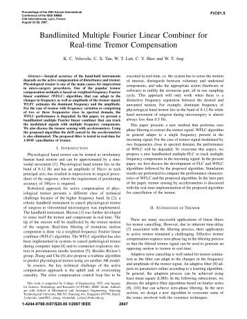 Bandlimited Multiple Fourier Linear Combiner for Real ... - IEEE Xplore