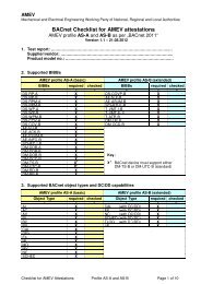 2012 0821 Hardkop - BACnet Checklist for AMEV Attestations AS-A ...