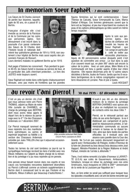 Revue Communale de Bertrix nÂ° 93