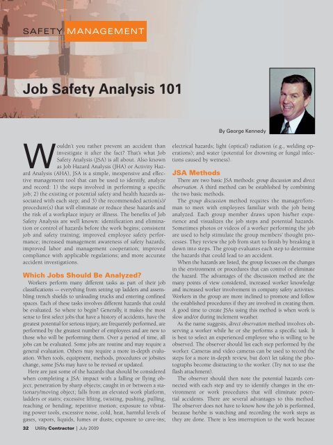 View Full July PDF Issue - Utility Contractor Magazine