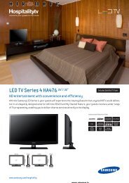 LED TV Series 4 HA476 26â/ 32â - Acentic