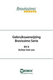 Gebruiksaanwijzing Bravissimo Serie - Widex