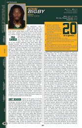 PRO caReeR 2007 seasOn - Packers