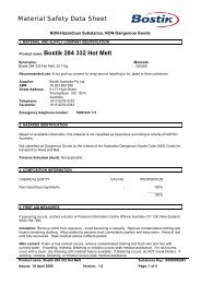 Bostik 284 332 Hot Melt - All Fasteners