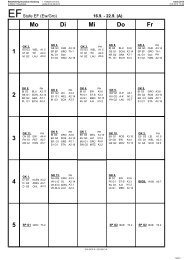 Stundenplan SII - Ritzefeld-Gymnasium