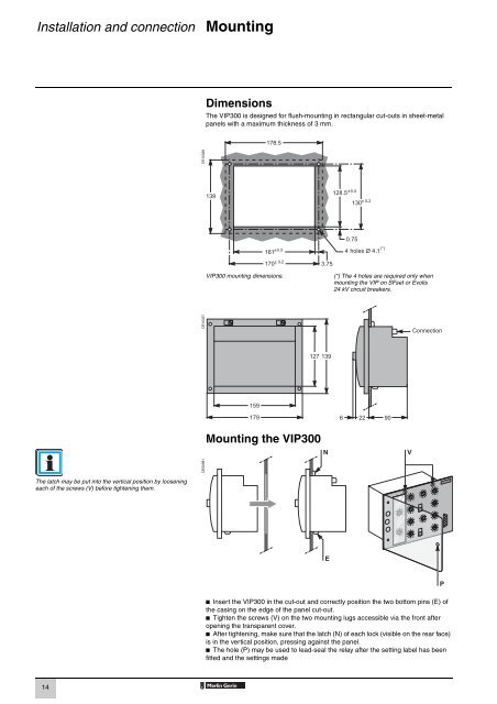 vip300 user manual - Schneider Electric