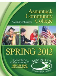 ACC Reg spring 2012 Book - Asnuntuck Community College