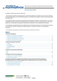 Lista mensal documentos normativos - IPQ