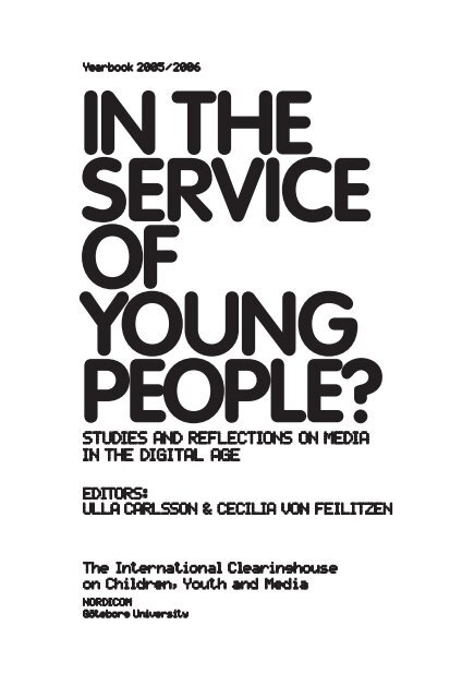 In the Service of Young People? Studies and Reflections on Media ...