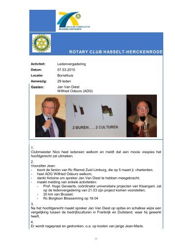 ROTARY CLUB HASSELT-HERCKENRODE