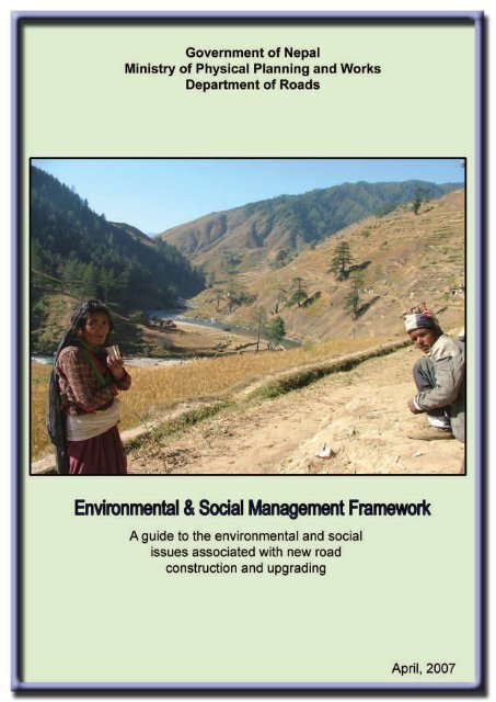 Environmental Social Management Framework About