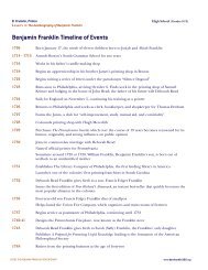 Benjamin Franklin Invention Riddles