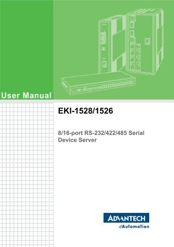 User Manual EKI-1528/1526 - Download site Koncar-INEM