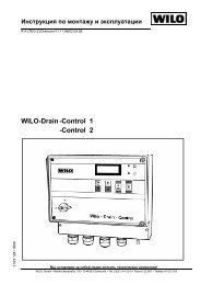 WILO-Drain -Control 1 -Control 2