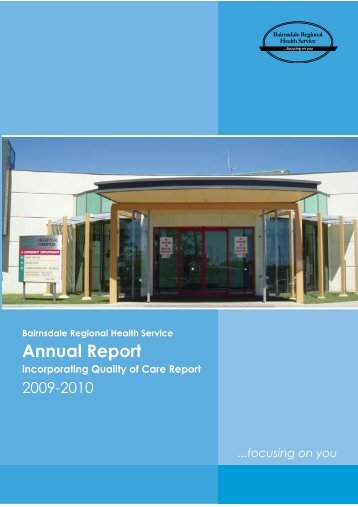 2009/2010 Annual Report - Bairnsdale Regional Health Service