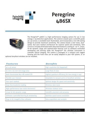 Peregrine 486SX - Fairchild Imaging