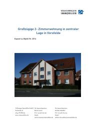 GroÃƒÂŸzÃƒÂ¼gige 2- Zimmerwohnung in zentraler Lage ... - VW Immobilien