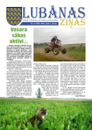 2013. gada 11. numurs - Lubānas novads