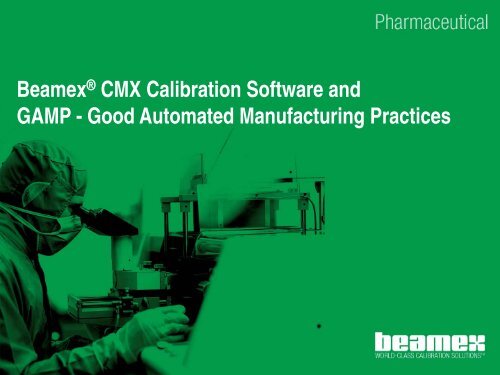 GAMP Good Automated Manufacturing Practices - Control System