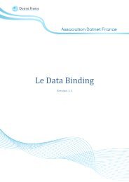 Chapitre 05 - Le Data Binding - Dotnet-France