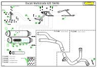 Ducati Multistrada 620 '04/06 - Arrow Special Parts