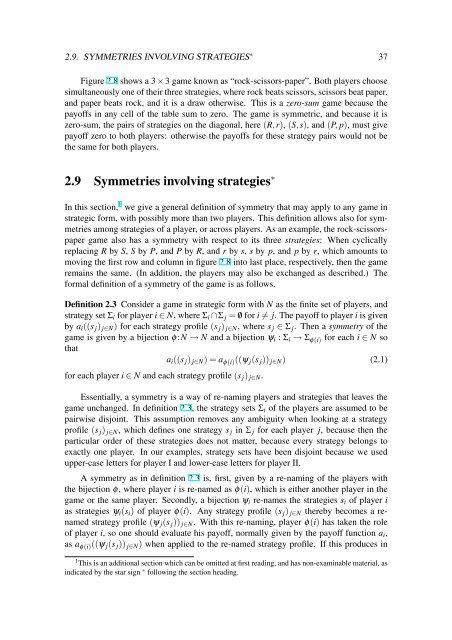 Game Theory Basics - Department of Mathematics