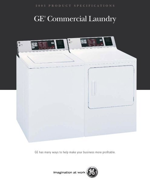 GEÂ® Commercial Laundry - GE Appliances