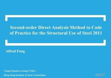 PowerPoint by Dr Fong - The Hong Kong Institute of Steel Construction