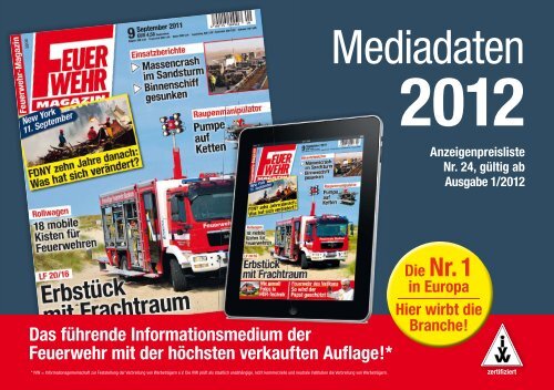 Mediadaten - Feuerwehr-Magazin