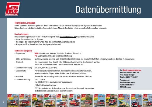 Mediadaten - Feuerwehr-Magazin