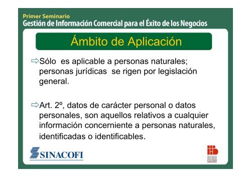 algunos aspectos legales del tratamiento de datos personales