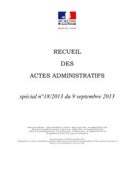 Recueil spÃ©cial nÂ°18 du 9 septembre 2013 - Les services de l'Ãtat ...