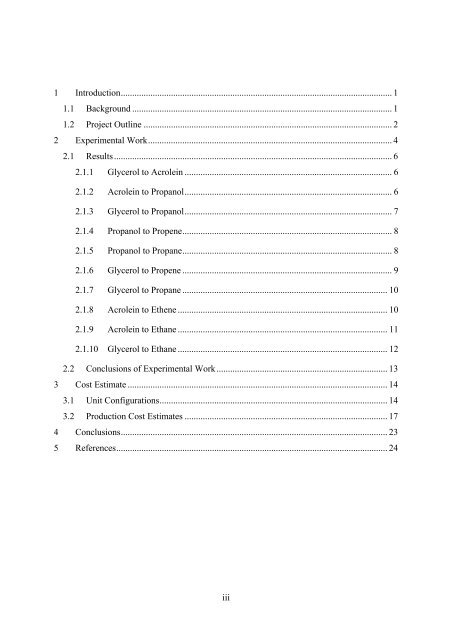 Rapport SGC 198 Bio-Propane from glycerol for biogas addition