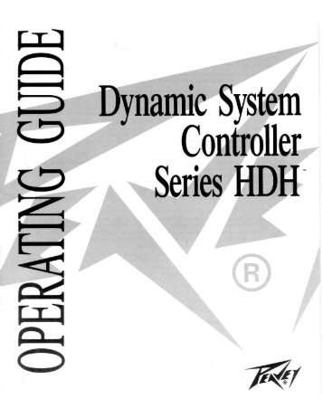 Dynamic System Controller Series HDH - Peavey