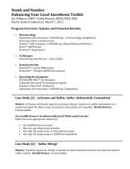 download handout - Pacific Dental Conference