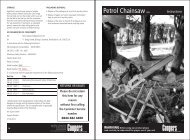 Download PDF instructions for Victor Garden Tools Chainsaw