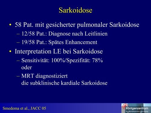 Differentialdiagnose des spÃ¤ten Enhancements