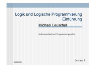 Logik und Logische Programmierung EinfÃ¼hrung