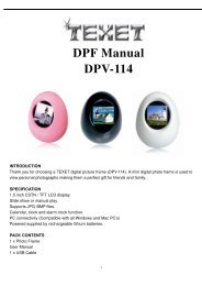 DPF Manual DPV-114 - Texet.com