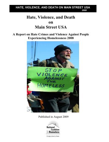 Hate, Violence, and Death on Main Street USA - National Coalition ...