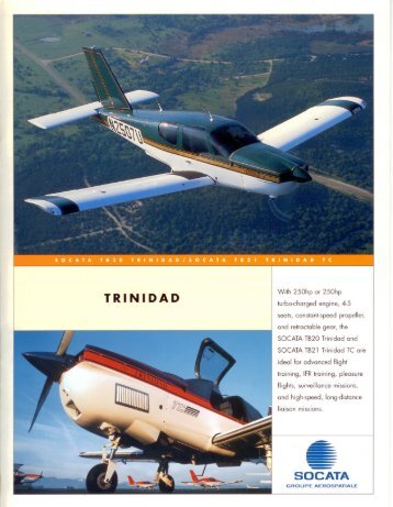 TRINIDAD SOCATA - Aero Resources Inc