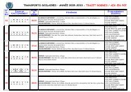 TRAJET ROGNES-AIX-ROGNES