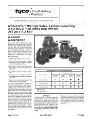 General Description Model DPV-1 Dry Pipe Valve, External ...