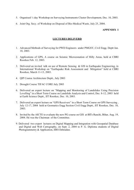 CV OF DR. PK GARG Name - Channel - Indian Institute of ...