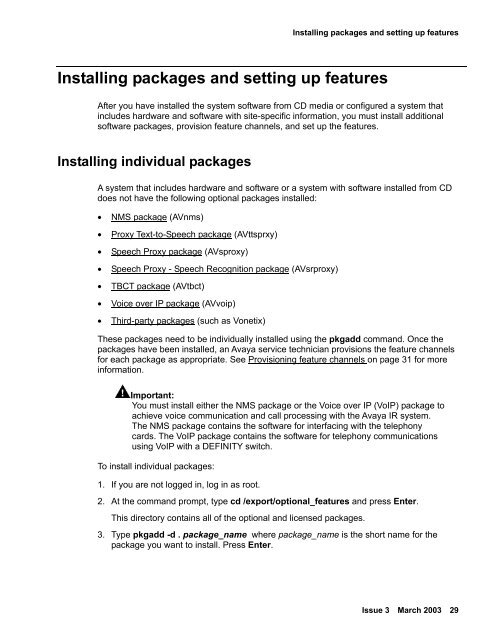 Avaya IR Install and Troubleshooting Guide - Avaya Support