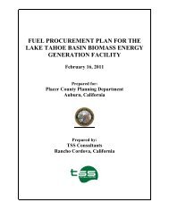 Fuel Procurement Plan for the Lake Tahoe Basin - Placer County ...