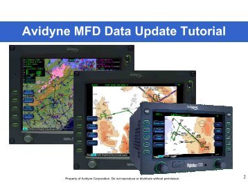 MFD Data Update Tutorial - Avidyne