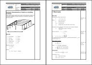 Example: Determination of loads on a building envelope - Eurocodes